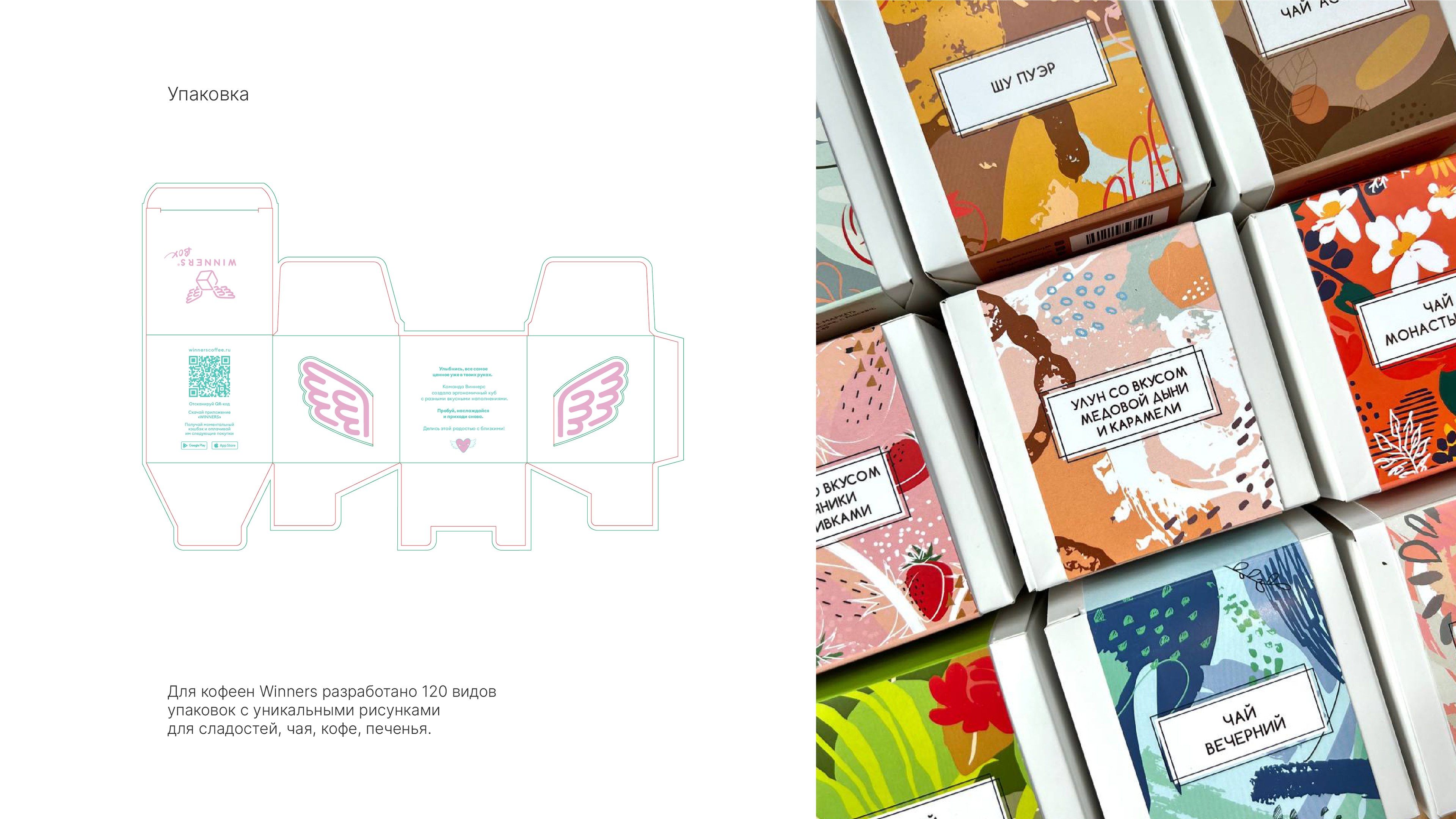 Winners Coffee by aoie studio, 2024. A coffee chain across multiple Russian cities with in-house food and pastry production, quality coffee, and high service standards.